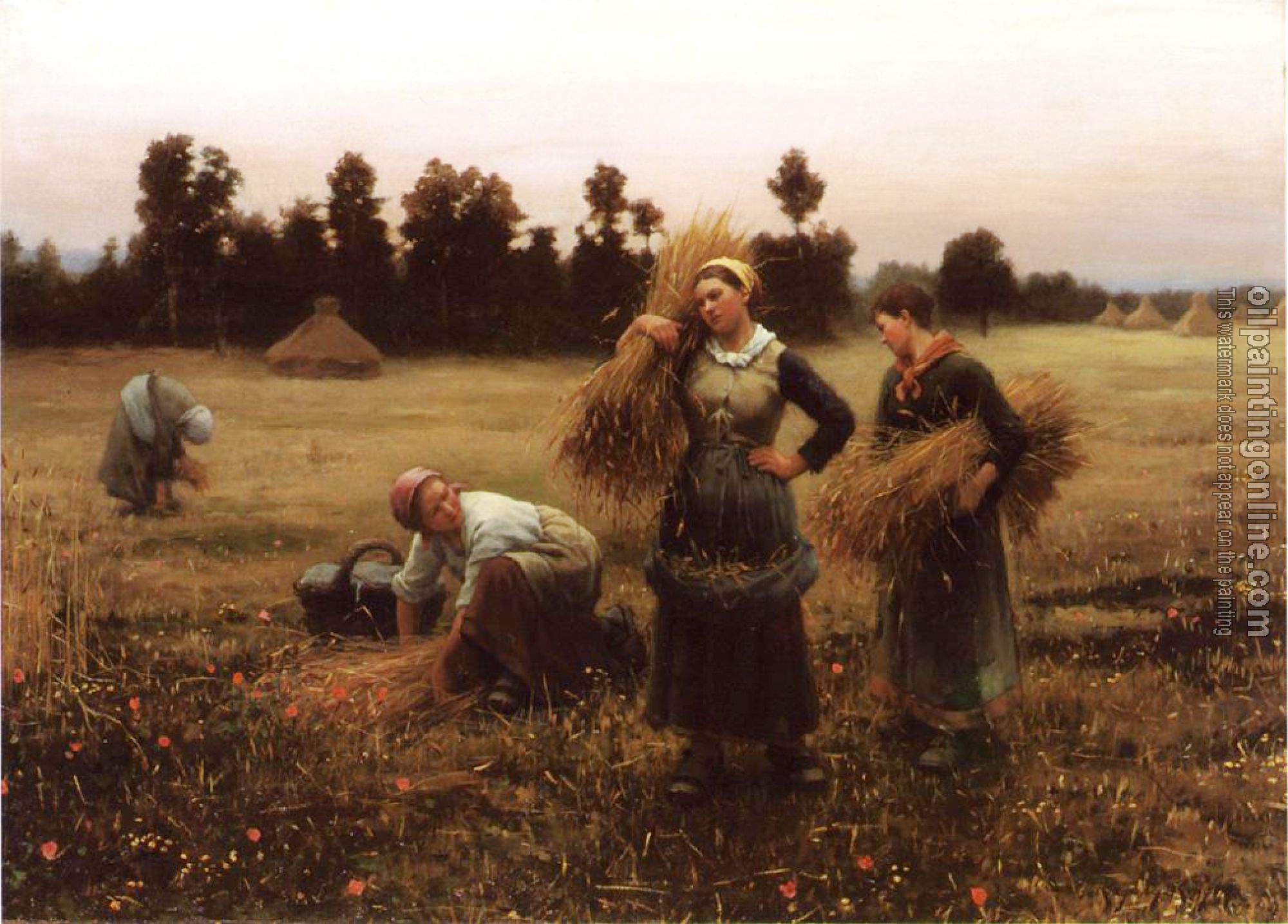 Daniel Ridgway Knight - The Harvesters